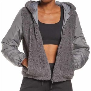 Zella new Faux Shearling Bomber Jacket